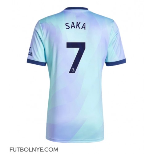 Camiseta Arsenal Bukayo Saka #7 Tercera Equipación 2024-25 manga corta